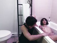 Tattooed Femboy Dante Snoww Gets His Holes Fucked by His Boyfriend